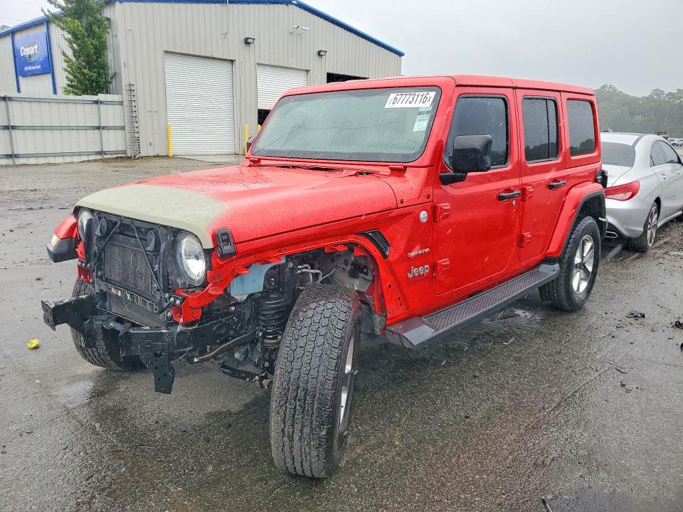 2021 Jeep Wrangler / VIN 1C4HJXEG2MW652782 — COPART salvage auction photo