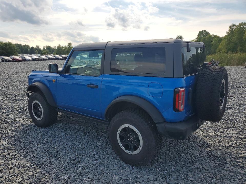 2024 Ford Bronco VIN 1FMDE9AP3RLA52863 COPART salvage auction — HAIL, Oh - Cert Of Title-Salvage, sold $31,000 on 2026-10-01 (photo 2)