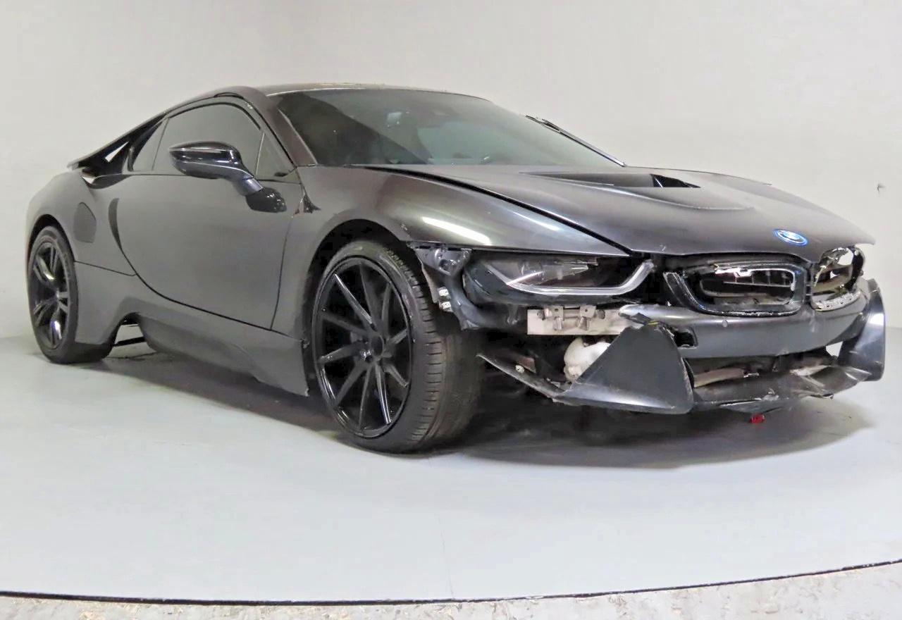 2014 BMW i8 VIN WBY2Z2C53EVX64242 — COPART salvage auction photo