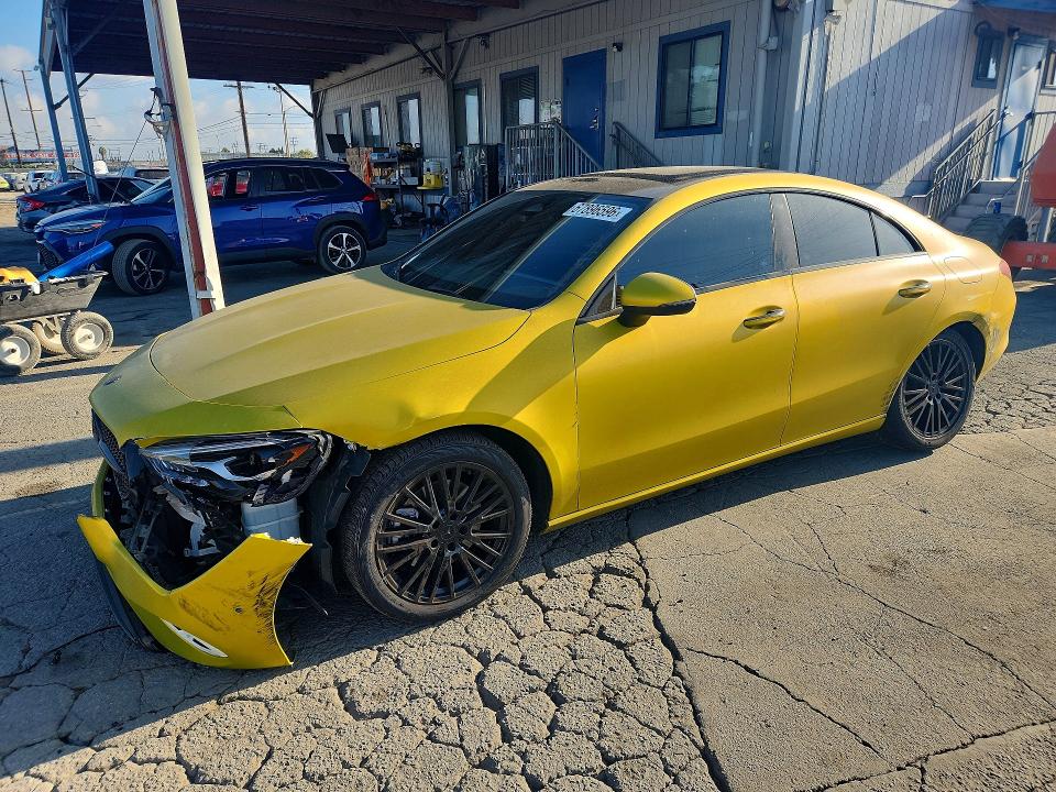 2025 Mercedes-benz Cla-klasse VIN W1K5J4GB8SN510111 — COPART salvage auction photo