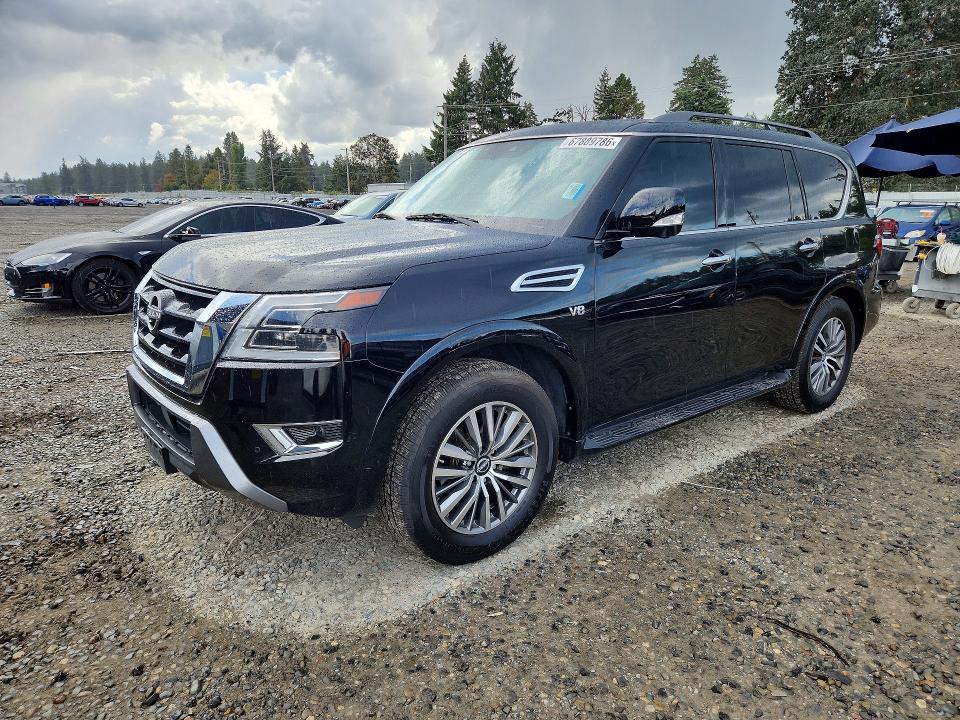 2021 Nissan Armada VIN JN8AY2BA0M9372099 — COPART salvage auction photo