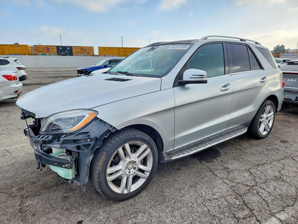 2015 Mercedes-benz M-klasse VIN 4JGDA5HB3FA448877 — COPART salvage auction photo