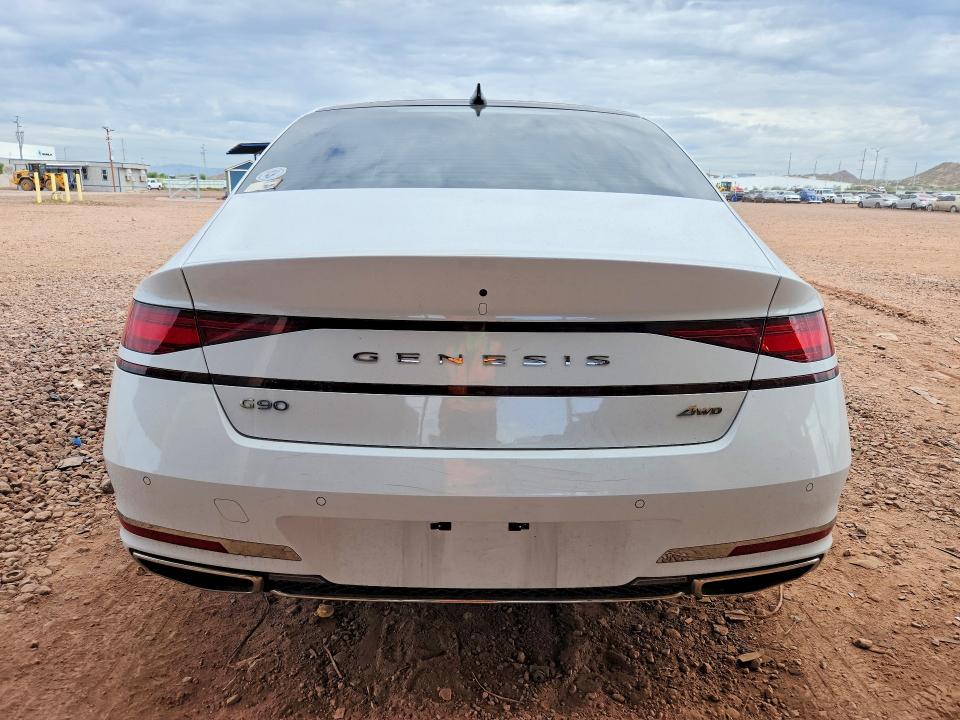 2024 Genesis G90 VIN KMTFC4SD2RU039849 COPART salvage auction — FRONT END, Az - Cert Of Title - Salvage, sold $30,750 on 2026-09-15 (photo 6)