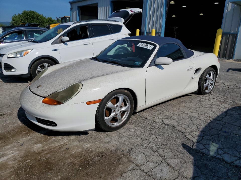 2002 Porsche Boxster VIN WP0CA29872U623982 COPART salvage auction — SIDE, Pa - Certificate Of Salvage, sold $3,000 on 2026-09-11 (photo 1)