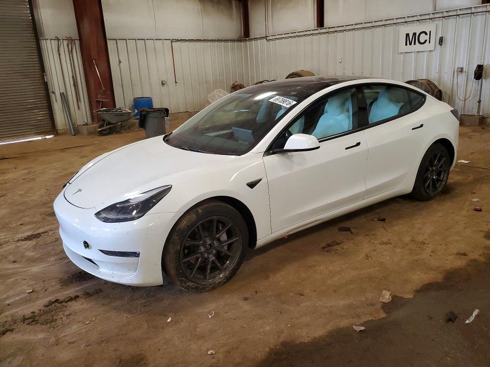 2021 Tesla Model 3 VIN 5YJ3E1EBXMF091994 — COPART salvage auction photo