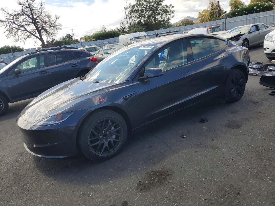 2024 Tesla Model 3 VIN 5YJ3E1EA7RF825621 — COPART salvage auction photo