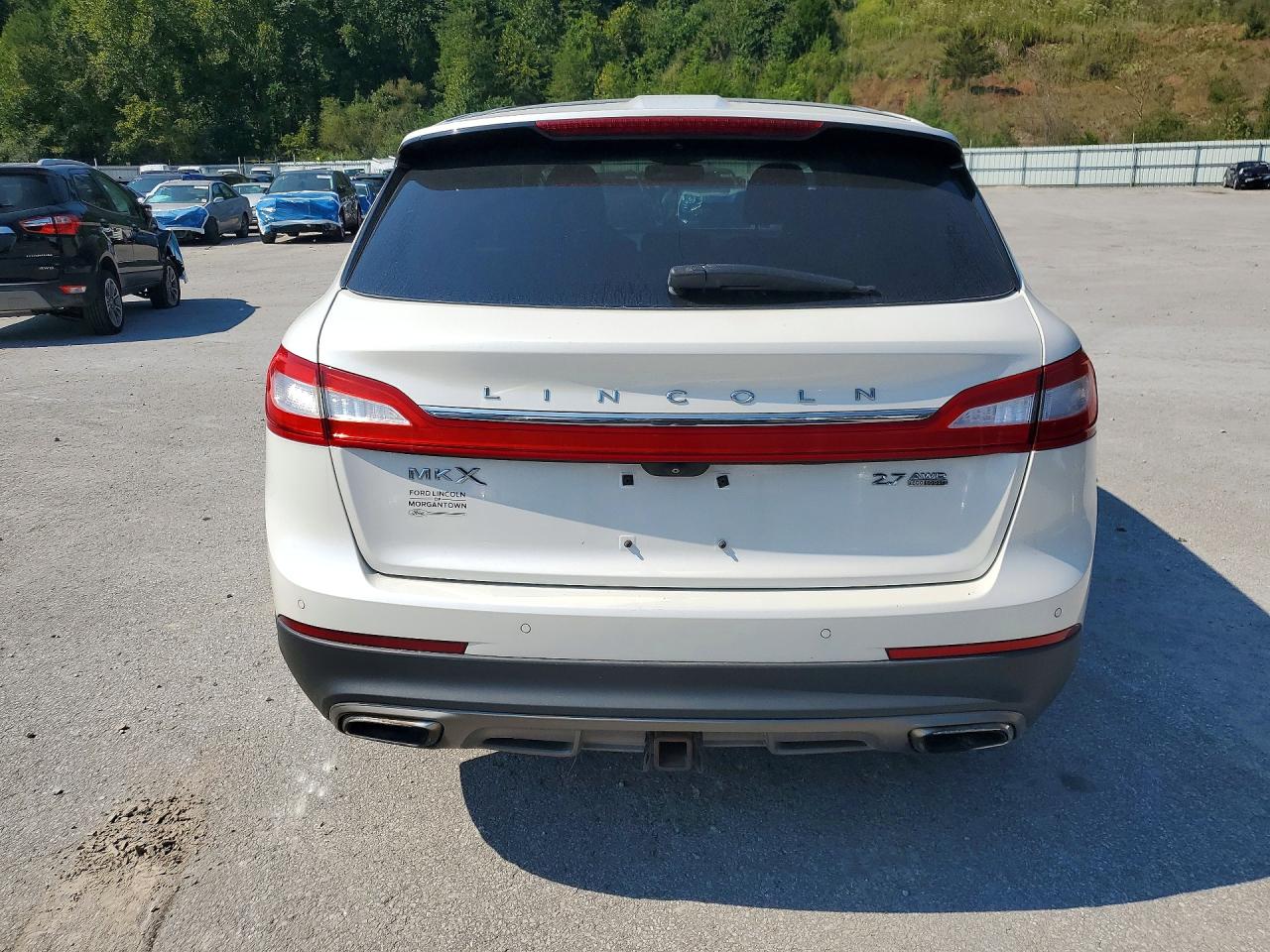2016 Lincoln Mkx VIN 2LMTJ8LPXGBL49712 COPART salvage auction — Front End, WV - SALVAGE CERTIFICATE, sold $750 on 2026-09-15 (photo 6)