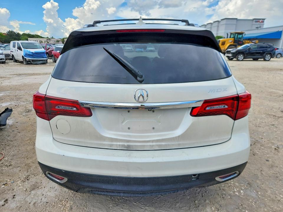 2014 Acura Mdx VIN 5FRYD3H44EB016452 COPART salvage auction — SIDE, Salvage Title, sold $300 on 2026-09-15 (photo 6)