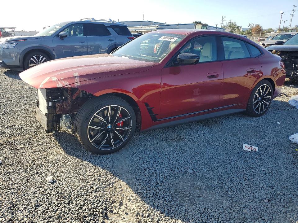 2025 BMW I4 VIN WBY23HD04SFT99728 — COPART salvage auction photo