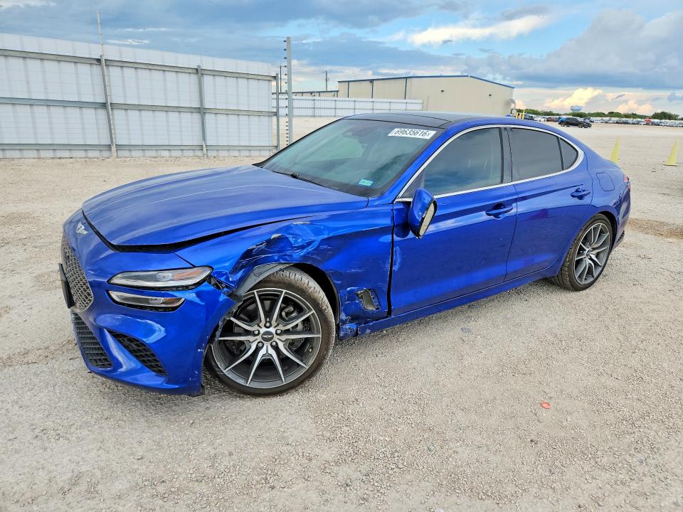 2022 Genesis G70 VIN KMTG34TA5NU103708 — COPART salvage auction photo