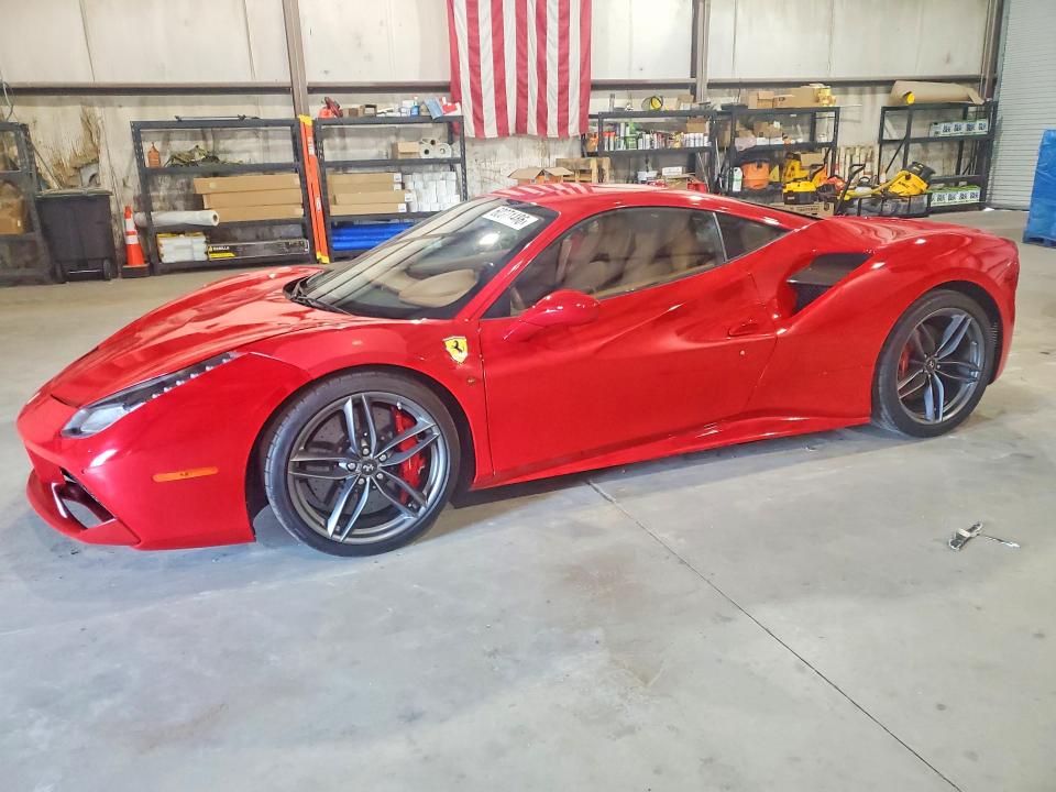 2016 Ferrari 488 gtb VIN ZFF79ALA5G0214993 — COPART salvage auction photo