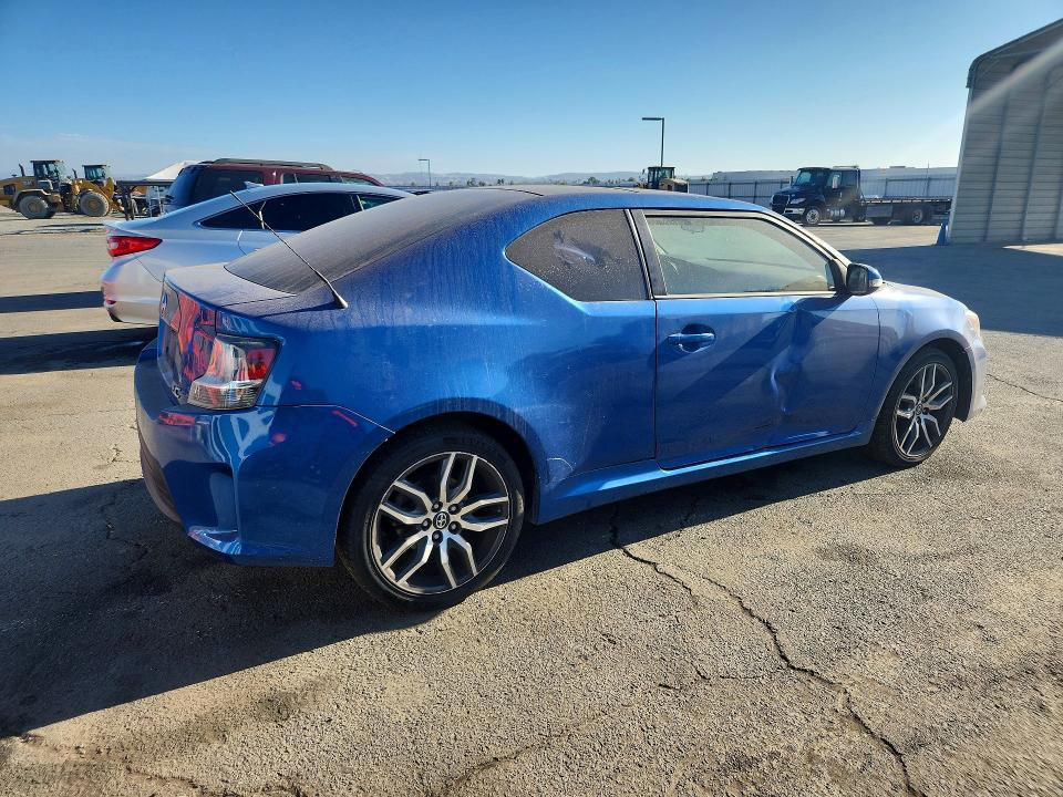 2014 Scion Tc VIN JTKJF5C72E3080649 COPART salvage auction — SIDE, Salvage Title, sold $1,550 on 2026-09-08 (photo 3)