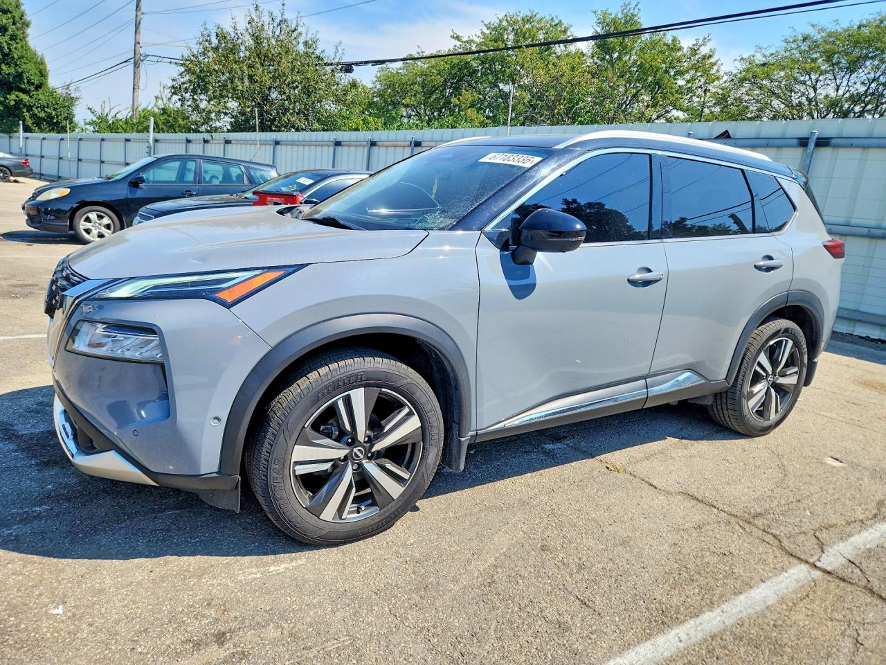 2022 Nissan Rogue VIN JN8BT3DC4NW117160 — COPART salvage auction photo