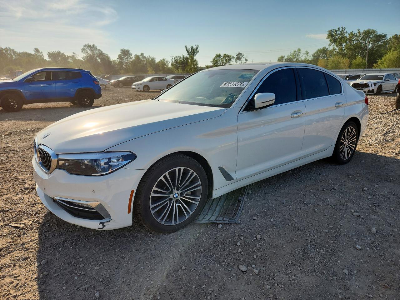 2018 BMW 5 Series VIN WBAJE7C5XJWD53253 — COPART salvage auction photo