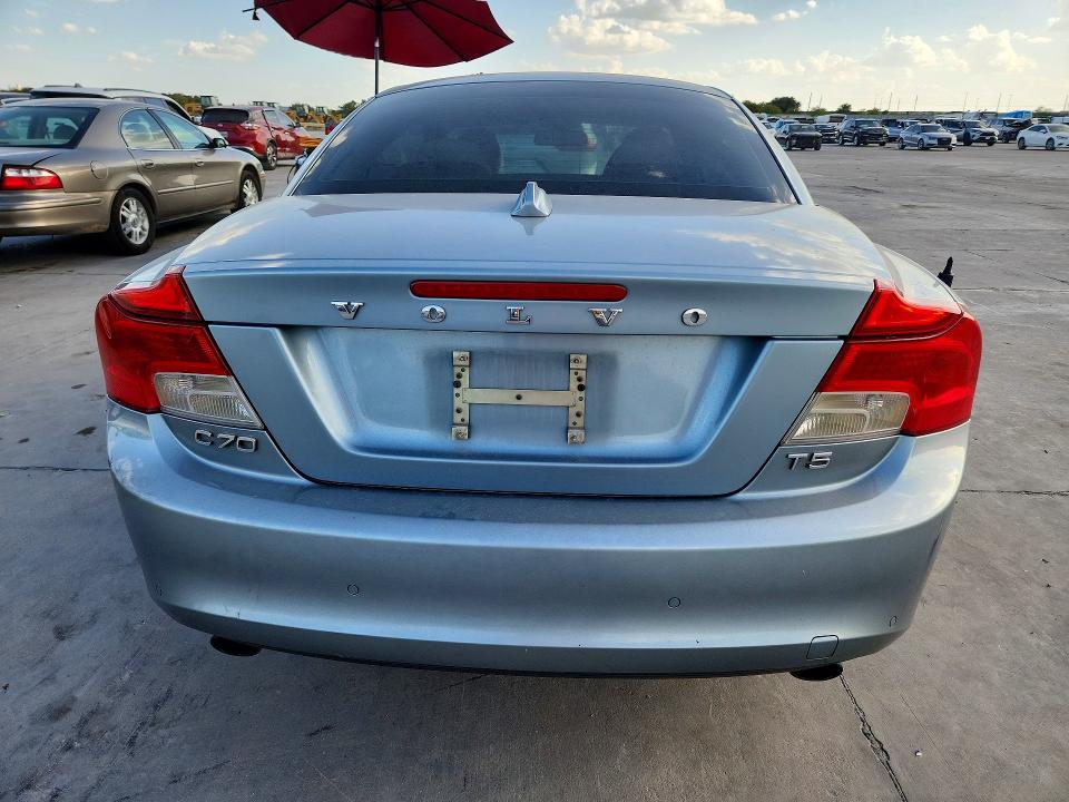 2013 Volvo C70 VIN YV1672MC6DJ139534 COPART salvage auction — MECHANICAL, TX, sold $300 on 2026-10-08 (photo 6)