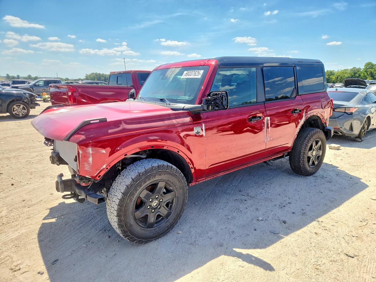 2025 Ford Bronco VIN 1FMDE7BH9SLB28605 — COPART salvage auction photo