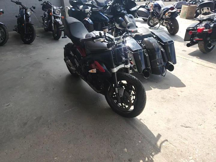 2017 Triumph street triple VIN SMTL03NEXHT783469 COPART salvage auction — Front End, St - Salvage Title, sold $525 on 2026-09-24 (photo 9)