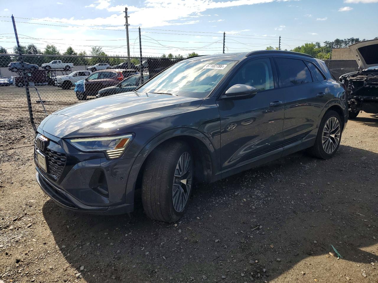 2024 Audi Q8 e-tron VIN WA16ABGE5RB007672 — COPART salvage auction photo