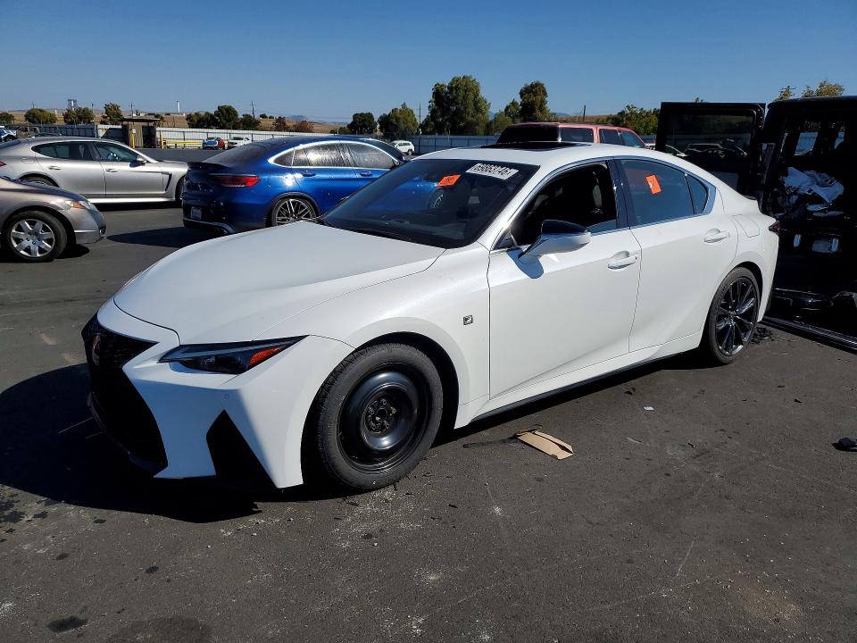 2021 Lexus Is VIN JTHGZ1B20M5041969 COPART salvage auction — VANDALISM, CA, sold $17,000 on 2026-10-14 (photo 1)