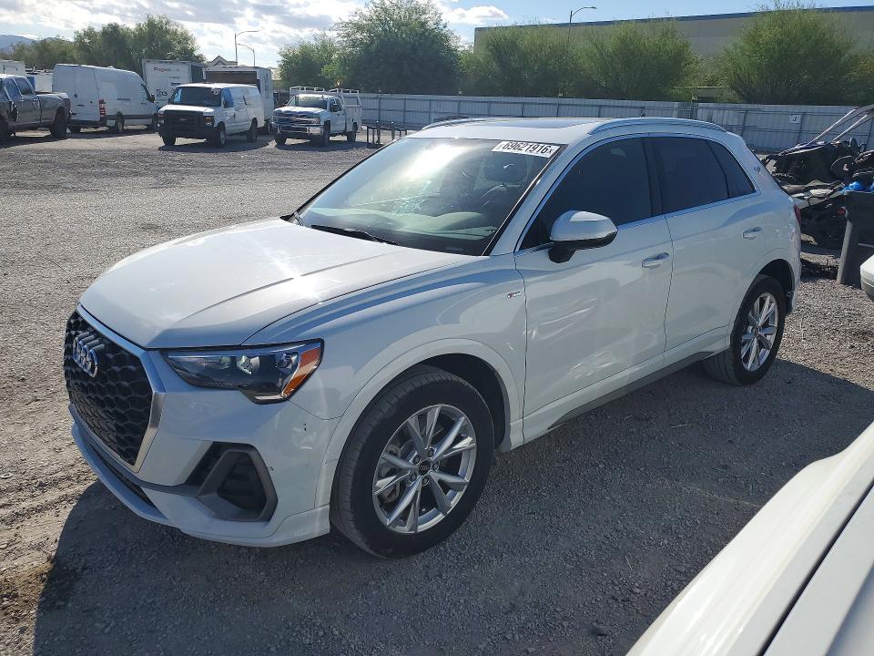 2022 Audi Q3 VIN WA1DECF35N1123276 — COPART salvage auction photo