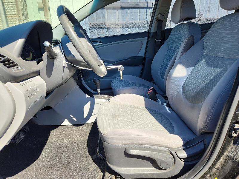 2016 Hyundai Accent VIN KMHCT4AEXGU136964 COPART salvage auction — FRONT END, Ca - Dis/Dlr/Exp Only Clean Title, sold $475 on 2026-09-16 (photo 7)
