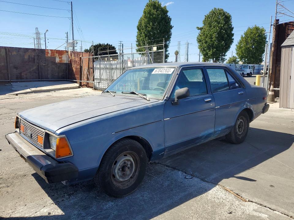 1982 Datsun B210 VIN JN1PB01S2C9354033 COPART salvage auction — NORMAL WEAR, CA - DIS/DLR/EXP ONLY CLEAN TITLE, sold $450 on 2026-09-23 (photo 1)