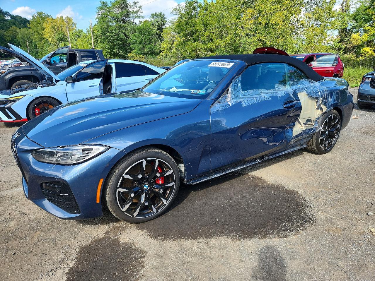 2025 BMW 4 Series VIN WBA53DB07SCU67643 — COPART salvage auction photo