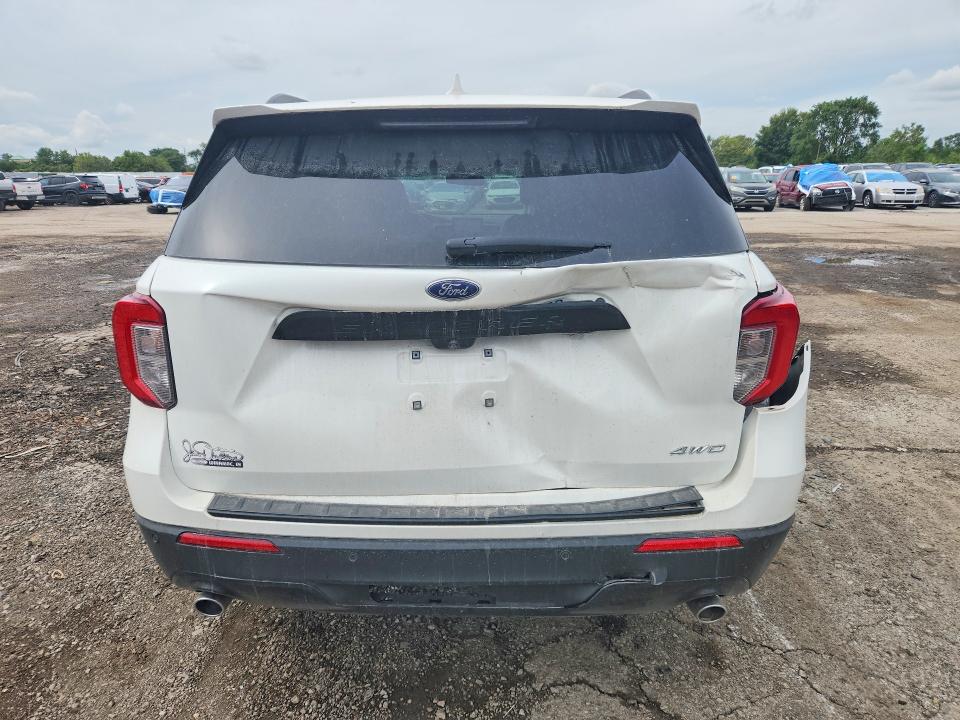 2024 Ford Explorer VIN 1FMSK8KH2RGA78039 COPART salvage auction — REAR END, IA - CERT OF TITLE-SALVAGE TITLE, sold $12,600 on 2026-10-05 (photo 6)