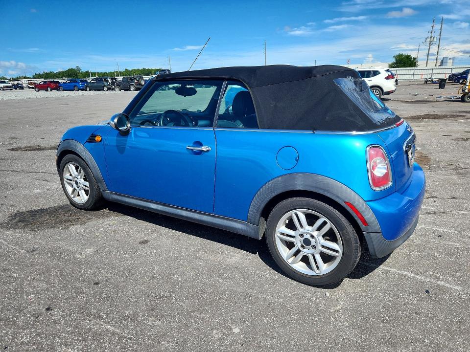 2012 Mini Cooper VIN WMWZN3C54CT133927 COPART salvage auction — MECHANICAL, Ga - Certificate Of Title, sold $990 on 2026-09-05 (photo 2)