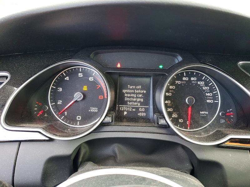 2013 Audi A5 VIN WAUMFAFR9DA072033 COPART salvage auction — MECHANICAL, MA - CERT OF TITLE-RECONSTRCTD COLL, sold $0 on 2026-10-03 (photo 9)