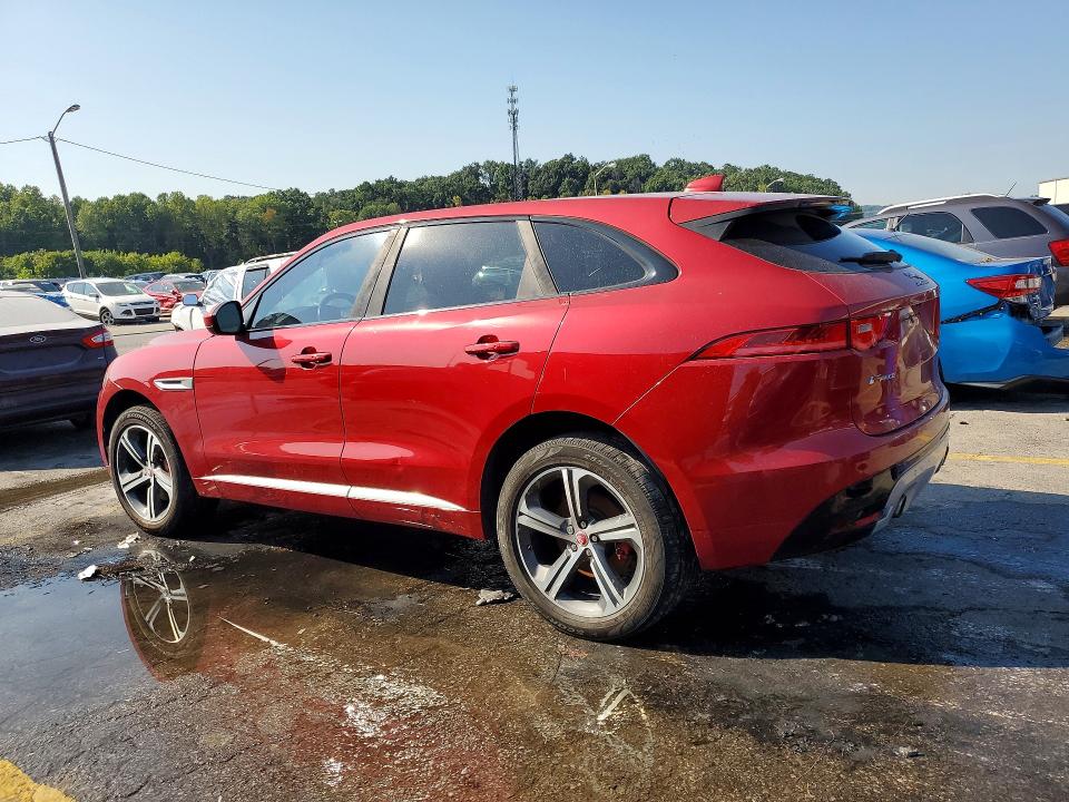 2017 Jaguar F-pace VIN SADCM2BV1HA056464 COPART salvage auction — FRONT END, Tx - Certificate Of Title, sold $3,650 on 2026-09-18 (photo 2)