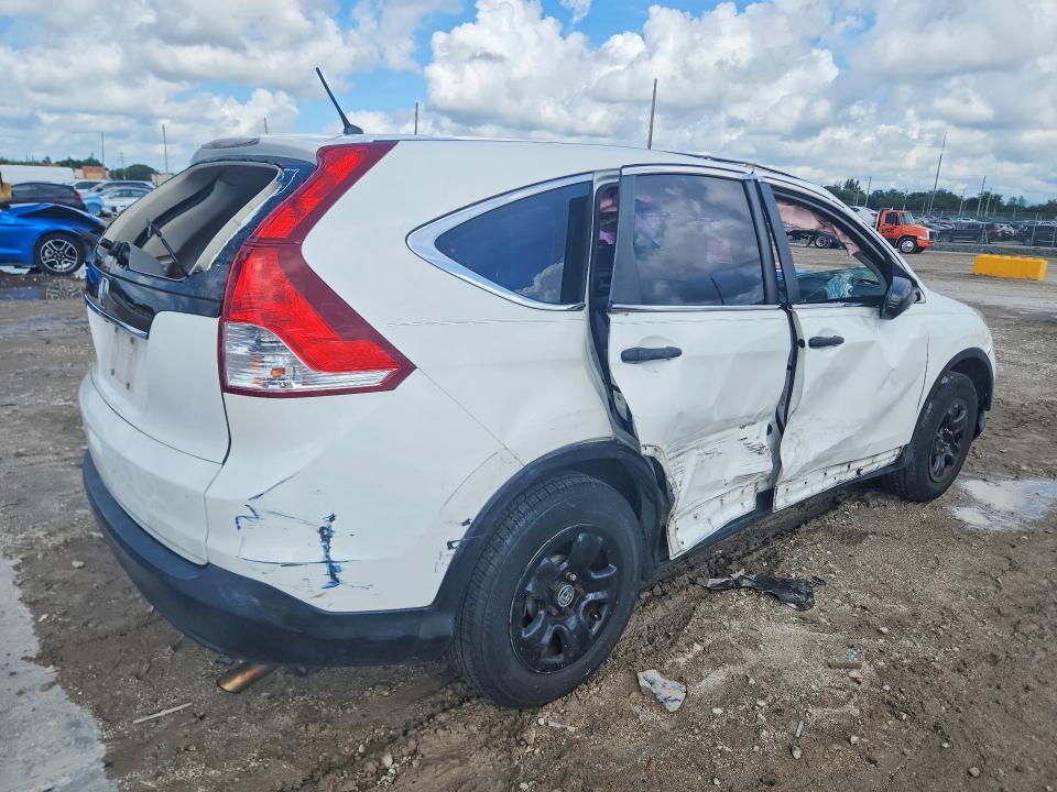 2012 Honda CR-V VIN 5J6RM3H39CL019543 COPART salvage auction — ROOF, Salvage Title, sold $750 on 2026-09-24 (photo 3)