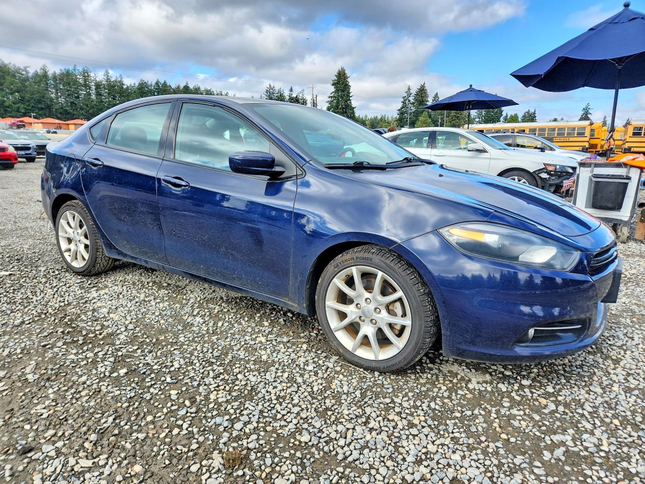 2013 Dodge Dart VIN 1C3CDFBA8DD294664 COPART salvage auction — Side, Bs - Salvage Title, sold $550 on 2026-09-25 (photo 4)