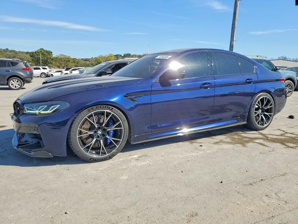 2021 BMW M5 VIN WBS83CH07MCG70399 — COPART salvage auction photo