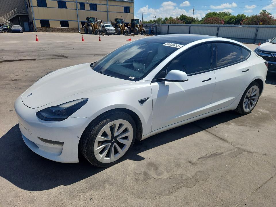 2021 Tesla Model 3 VIN 5YJ3E1EA3MF994415 — COPART salvage auction photo