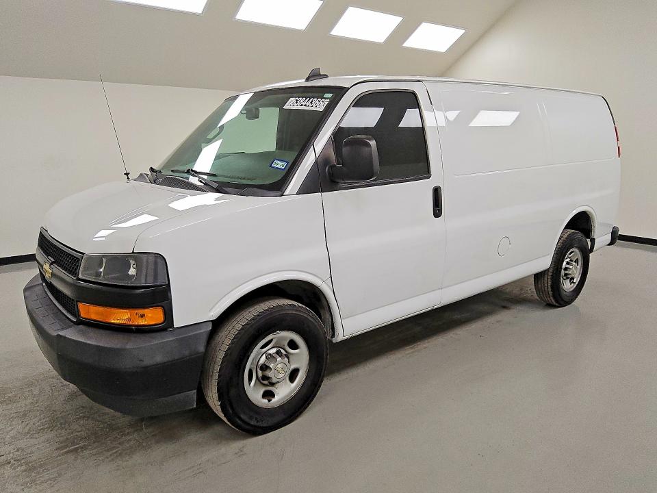 2021 Chevrolet Express 2500 VIN 1GCWGAF7XM1172679 — COPART salvage auction photo