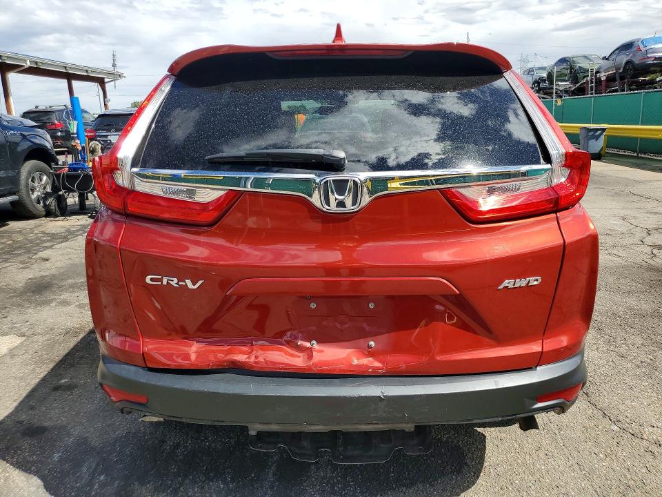 2018 Honda Cr-v VIN 2HKRW2H86JH678266 COPART salvage auction — REAR END, CO - PUBLIC - SALVAGE TITLE, sold $13,000 on 2026-10-08 (photo 6)