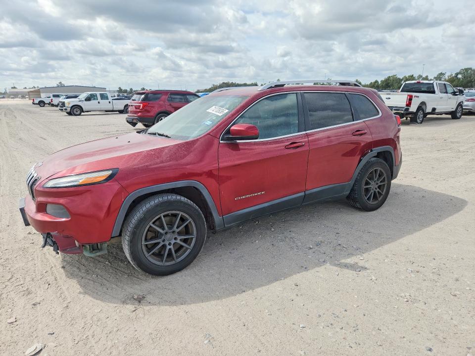 2014 Jeep Cherokee VIN 1C4PJLCB0EW204151 COPART salvage auction — SIDE, TX - CERTIFICATE OF TITLE, sold $1,400 on 2026-10-06 (photo 1)