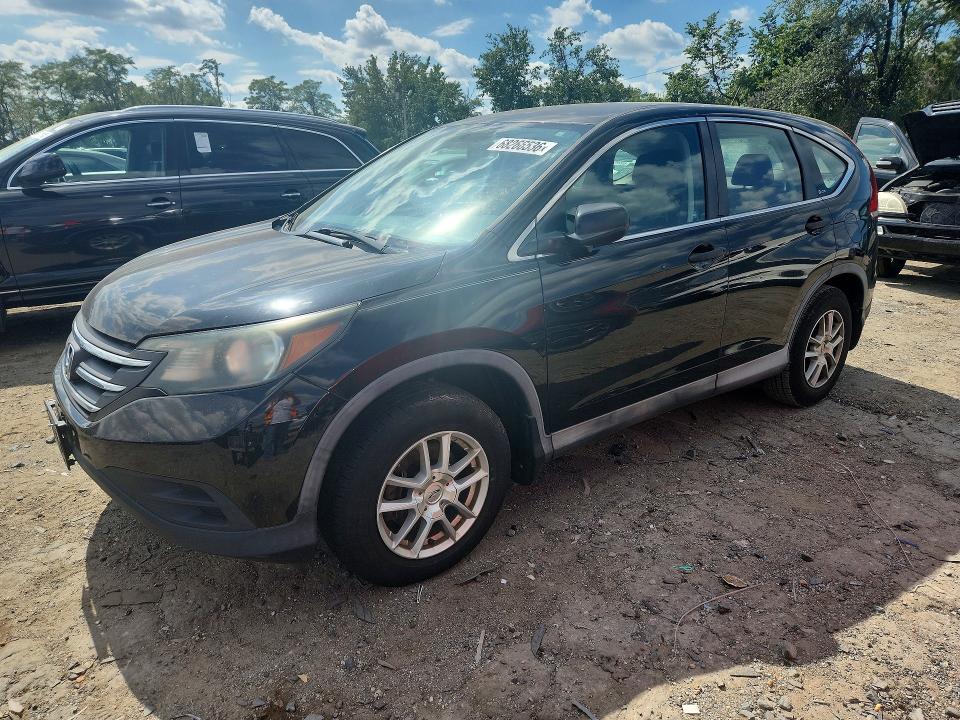 2012 Hond Cr-v VIN 2HKRM3H3XCH504025 COPART salvage auction — MINOR DENT/SCRATCHES, MD - CERTIFICATE OF TITLE, sold $2,650 on 2026-09-10 (photo 1)