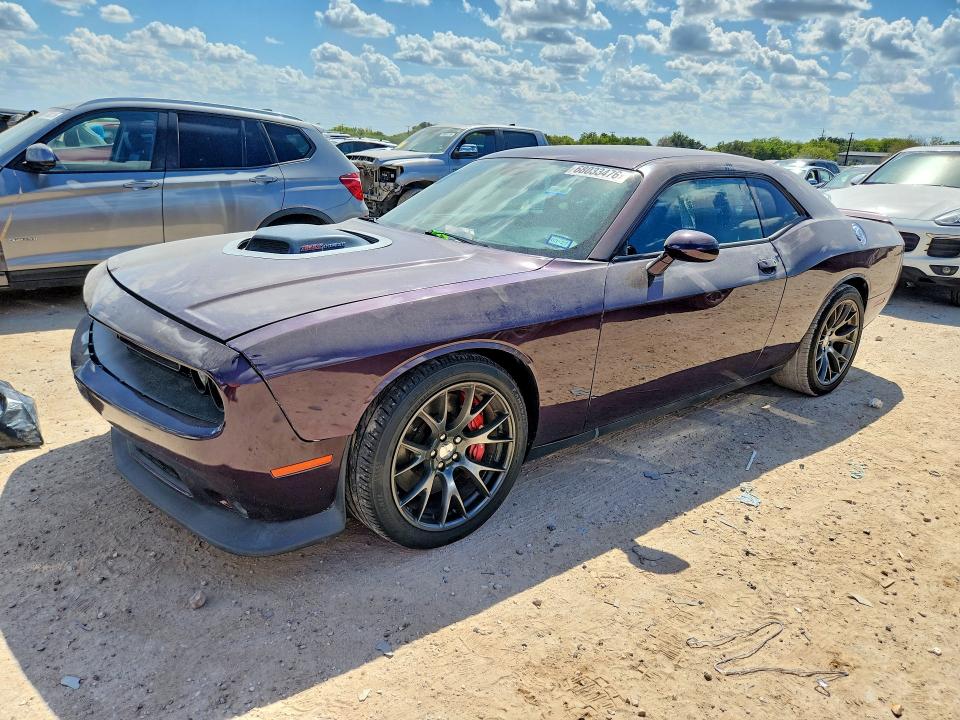 2021 Dodge Challenger VIN 2C3CDZFJ6MH599823 COPART salvage auction — MINOR DENT/SCRATCHES, TX - CERT OF TITLE-REBUILT SALVAGE, sold $18,900 on 2026-10-13 (photo 1)