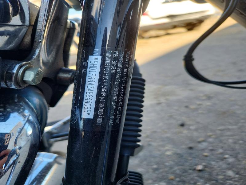 2010 Harley-davidson Flhrc VIN 5HD1FR4A3AB644065 COPART salvage auction — FRONT END, Ab - Bos - Nonrepairable, sold $1,250 on 2026-10-15 (photo 8)