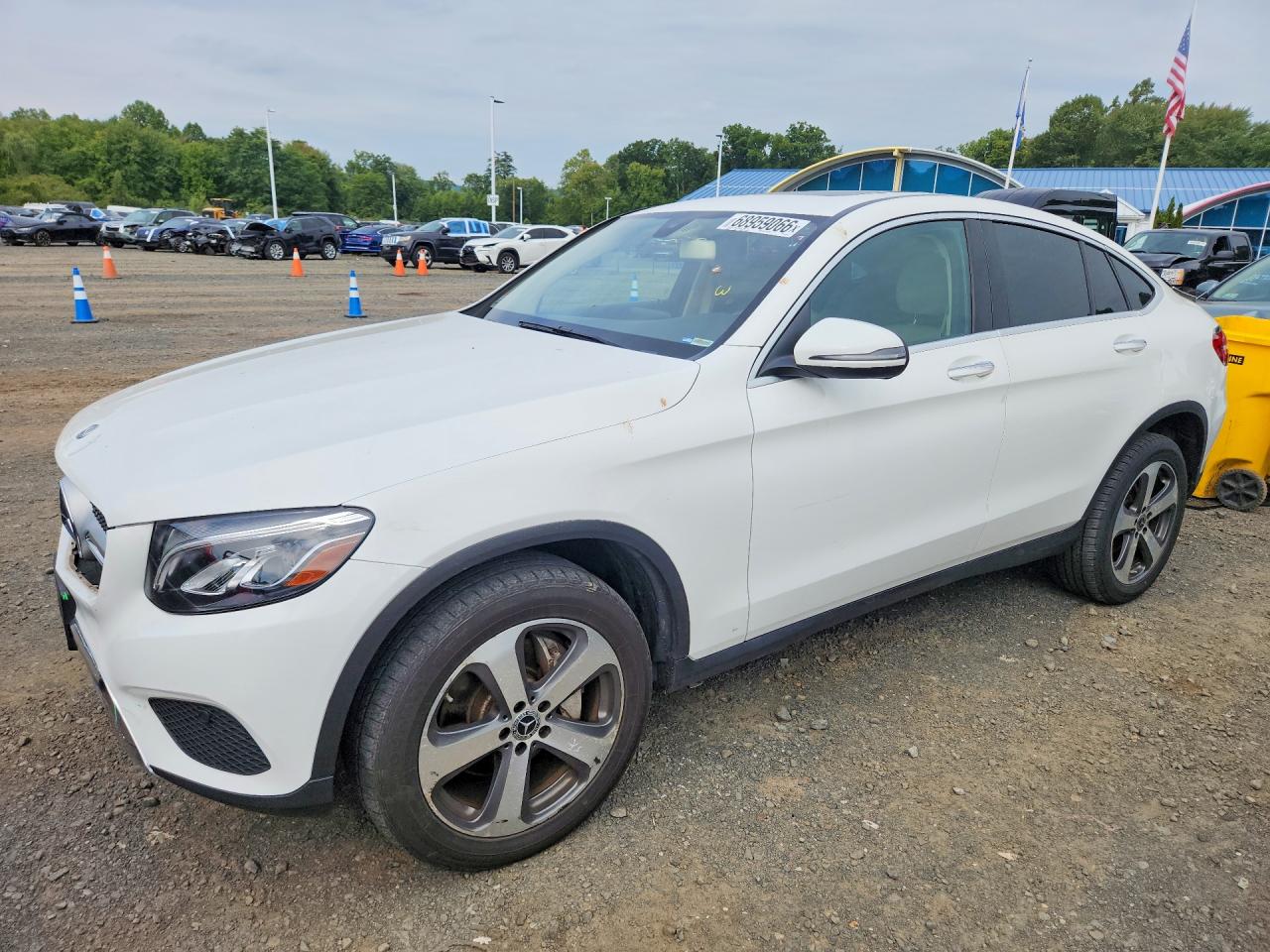 2018 Mercedes-Benz GLC-Class VIN WDC0J4KB4JF333989 — COPART salvage auction photo