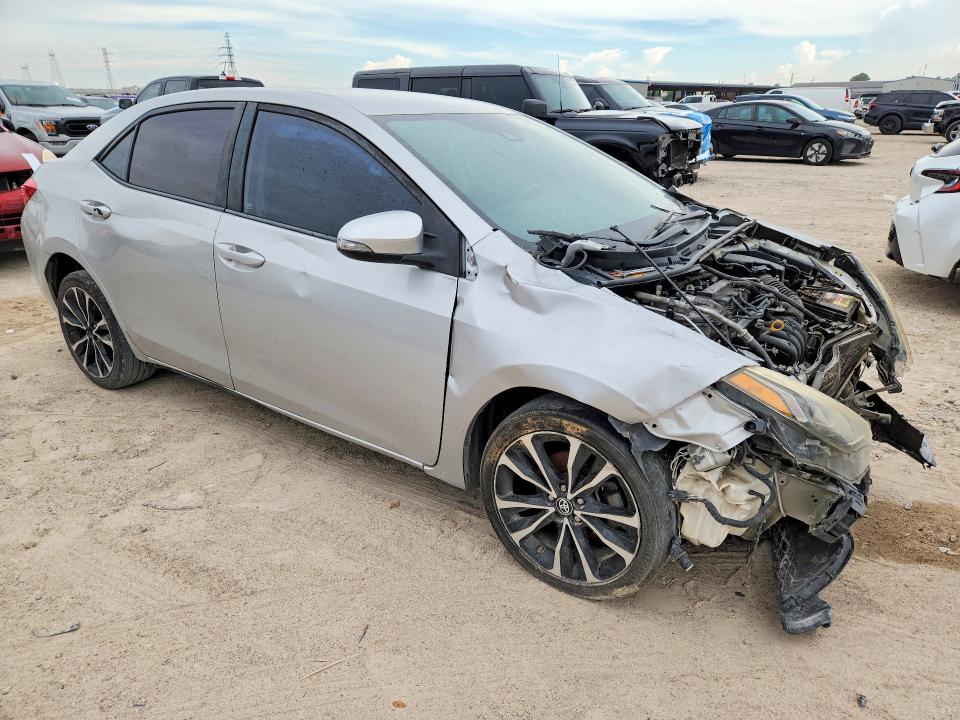 2017 Toyota Corolla VIN 5YFBURHEXHP622284 COPART salvage auction — FRONT END, TX - CERTIFICATE OF TITLE, sold $1,450 on 2026-10-13 (photo 4)