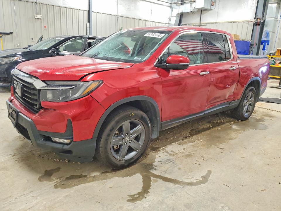 2022 Honda Ridgeline VIN 5FPYK3F70NB018162 — COPART salvage auction photo