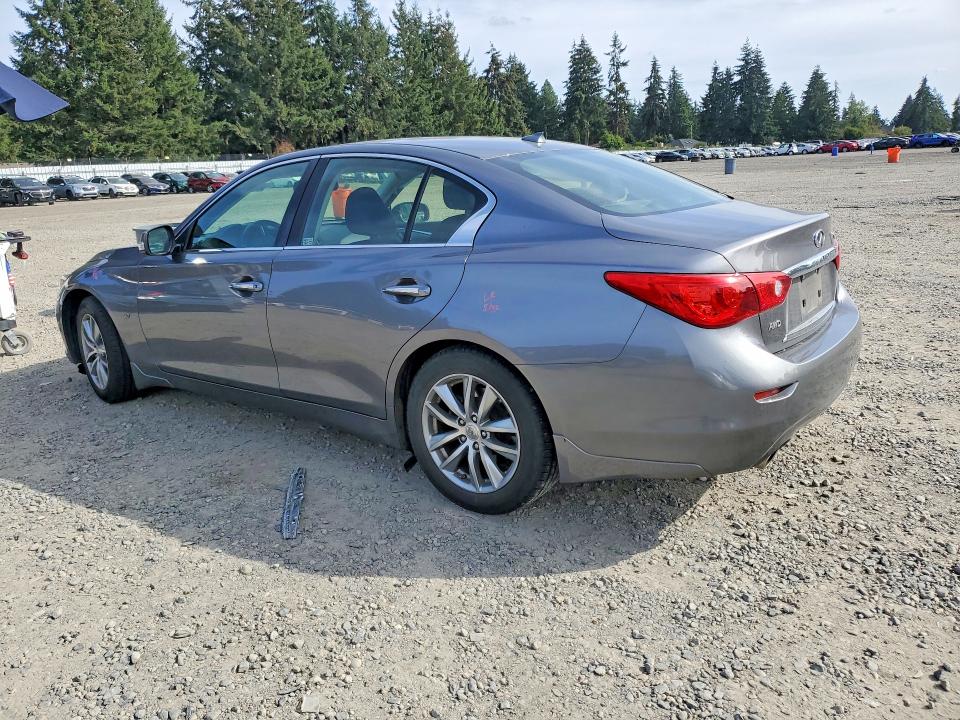 2014 Infiniti Q50 VIN JN1BV7AR2EM700461 COPART salvage auction — SIDE, WA - BILL OF SALE, sold $4,500 on 2026-09-25 (photo 2)