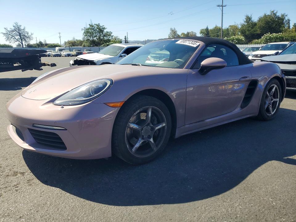 2023 Porsche Boxster VIN WP0CA2A88PS205008 — COPART salvage auction photo
