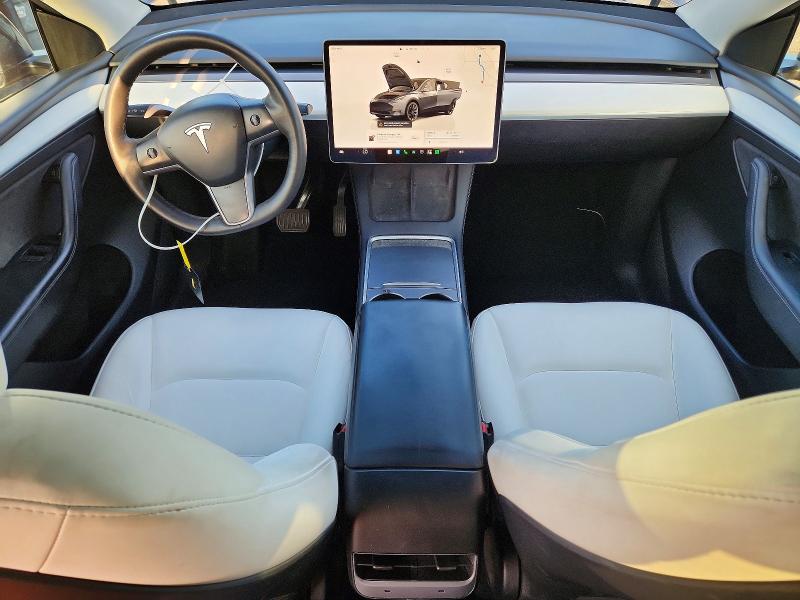 2023 Tesla Model y VIN 7SAYGAEE5PF913358 COPART salvage auction — FRONT END, CA, sold $9,300 on 2026-10-23 (photo 8)