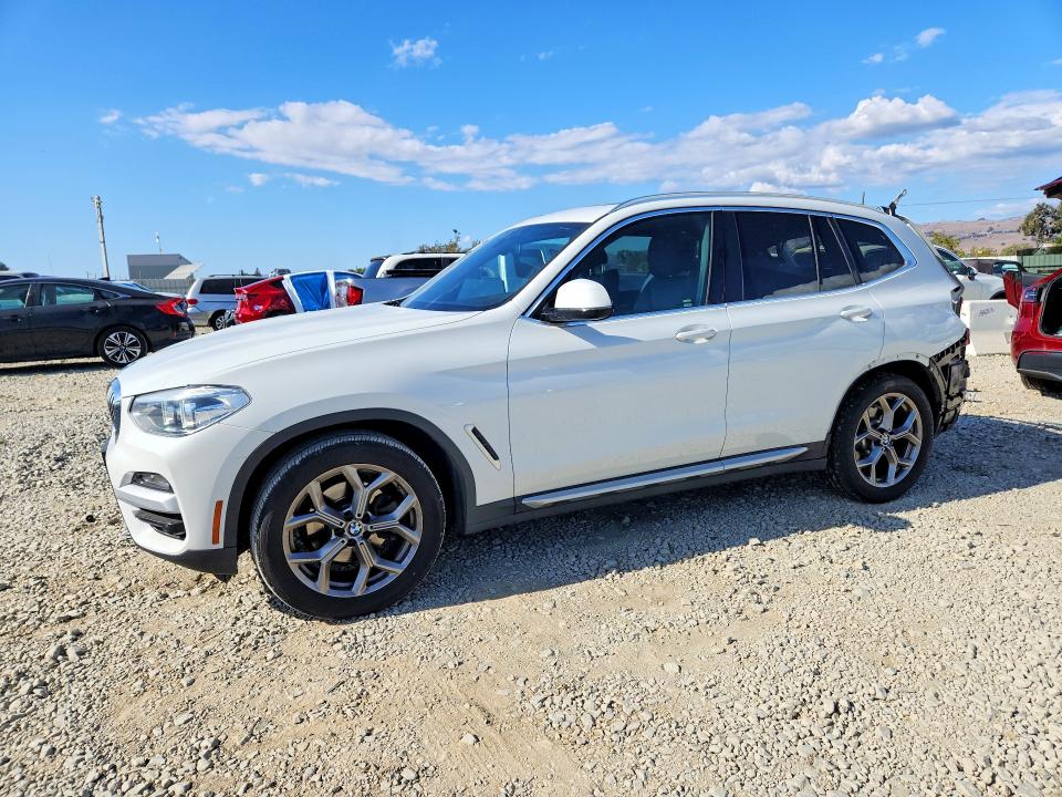 2020 BMW X3 VIN 5UXTY5C08LLT36639 — COPART salvage auction photo