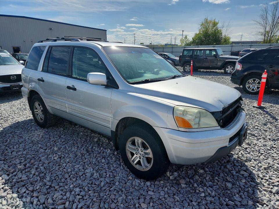 2005 Honda Pilot VIN 5FNYF18665B005650 COPART salvage auction — FRONT END, Wi - Certificate Of Title, sold $250 on 2026-09-28 (photo 4)