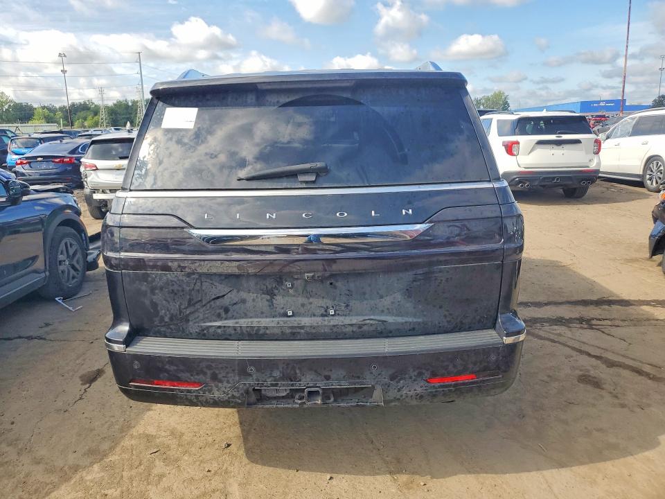 2021 Lincoln Navigator VIN 5LMJJ2LT4MEL11287 COPART salvage auction — FRONT END, Mi - Cert Of Title-Rebuilt Salvage, sold $13,500 on 2026-09-22 (photo 6)